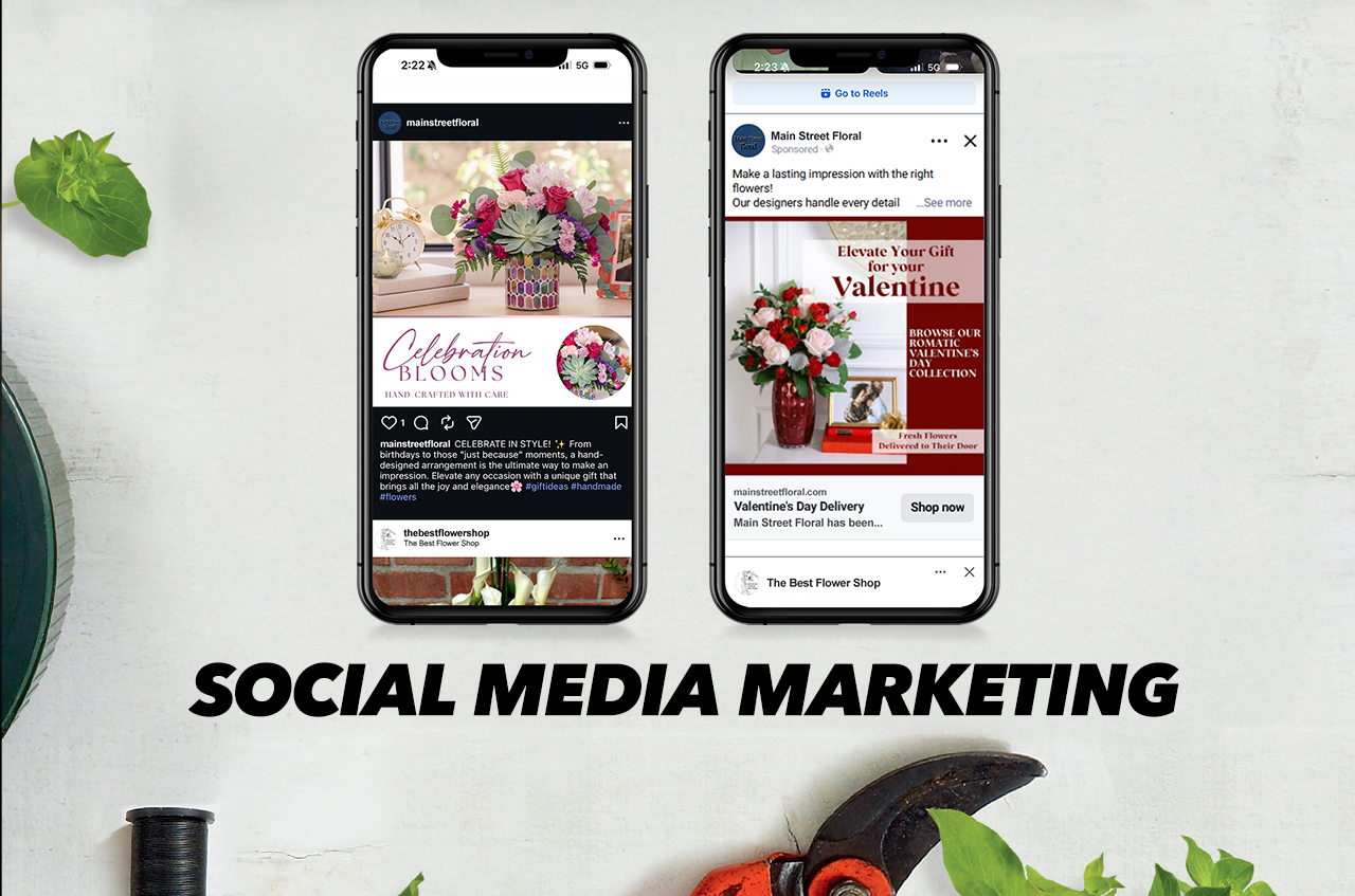 floral website, floral marketing, floral POSEF9642M Social Asset